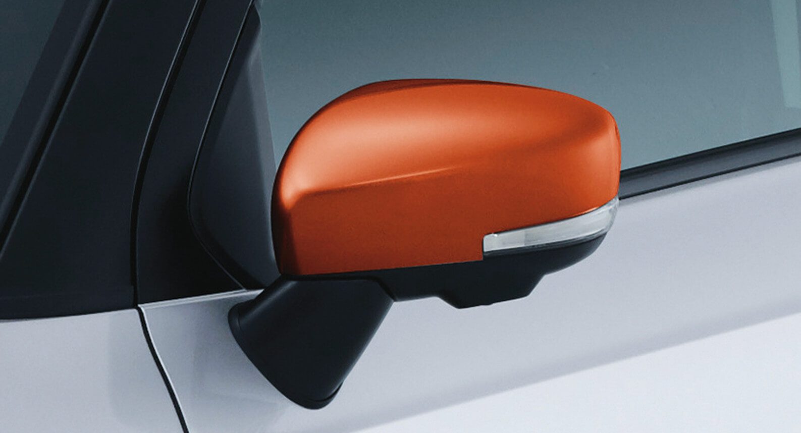 Ignis - Door Mirror Cover, Orange