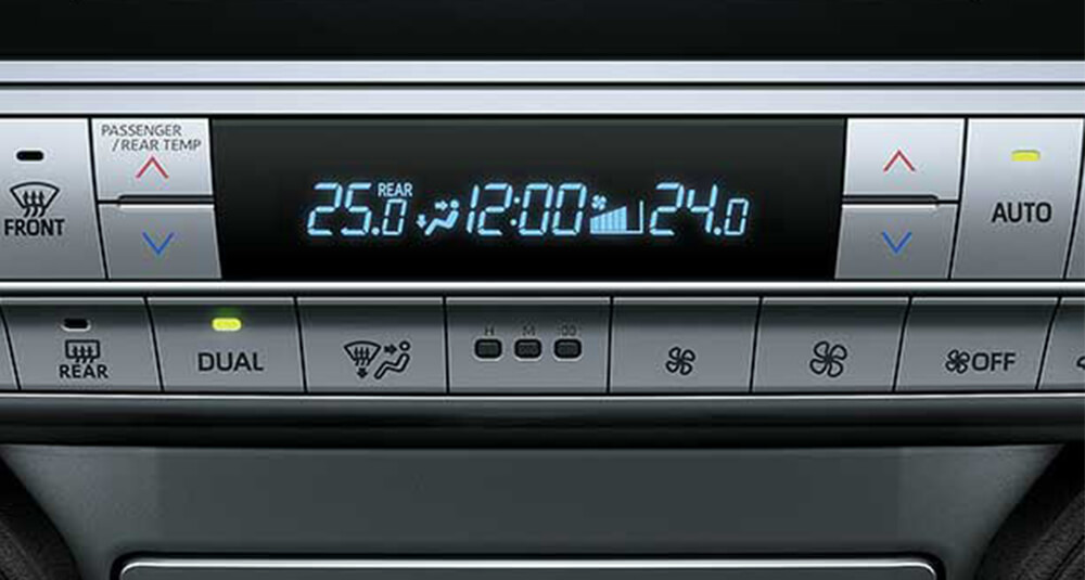 Prado 3-zone climate control