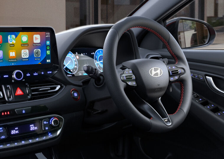 Heated steering wheel Image