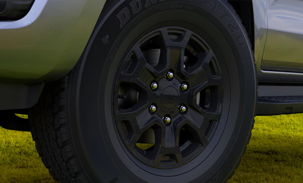 Black Alloy Wheels Image