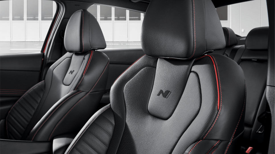 N Line sports seats. Image