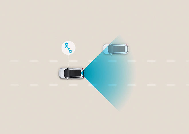 Blind-Spot Collision Warning (BCW). Image