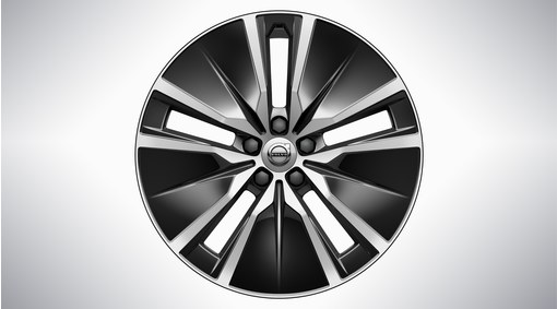 19" 5-Double Spoke Black Diamond Cut Alloy Wheel - 1079