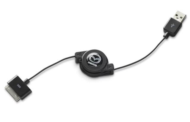 Audio retractable iPhone4 USB cable