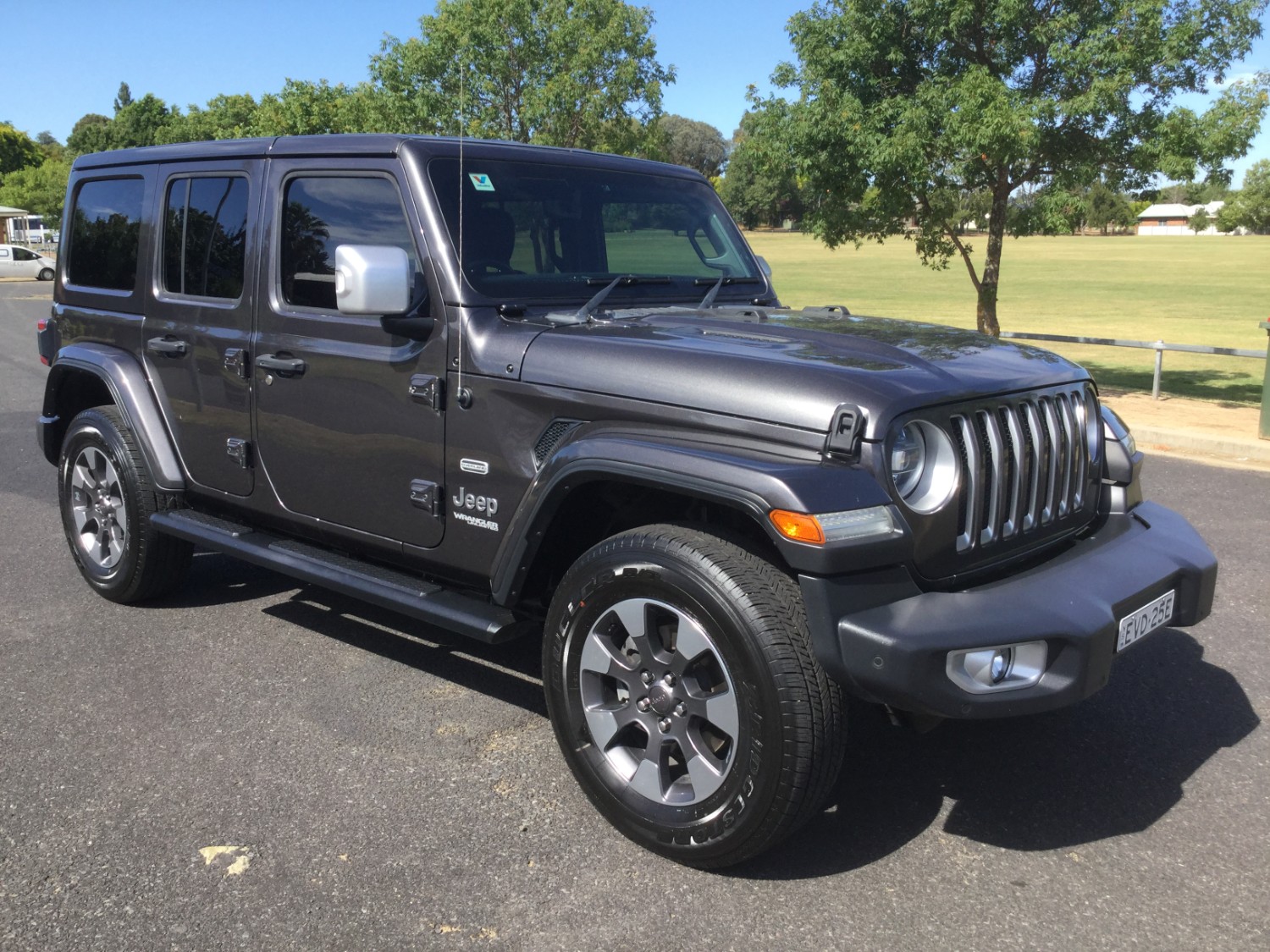 Used 2018 Jeep Wrangler Overland Unlimited U015444 Orange, NSW