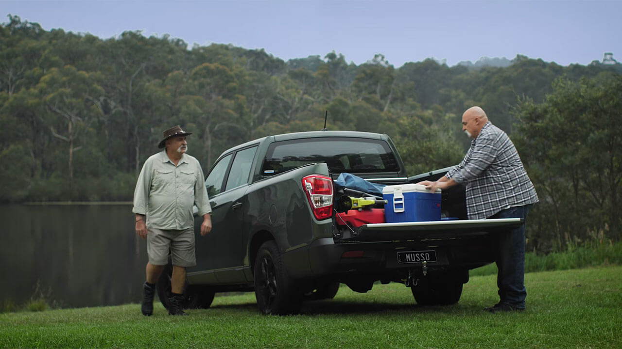 The all-new Musso Adventure. Image