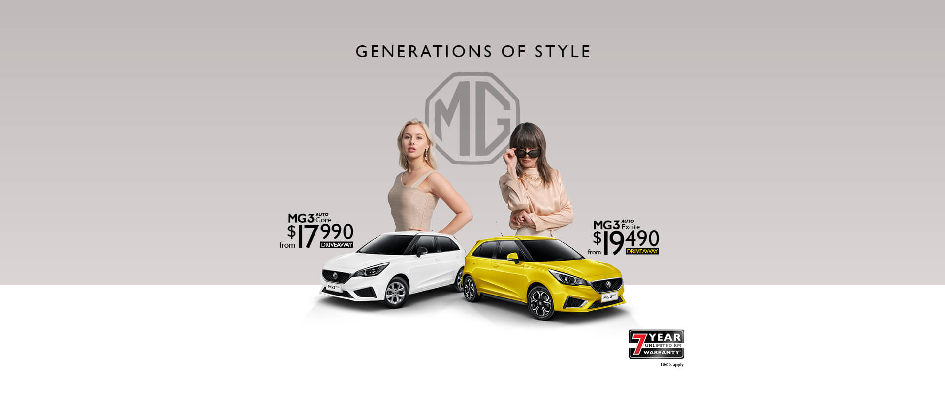 MG3 Generations of Style