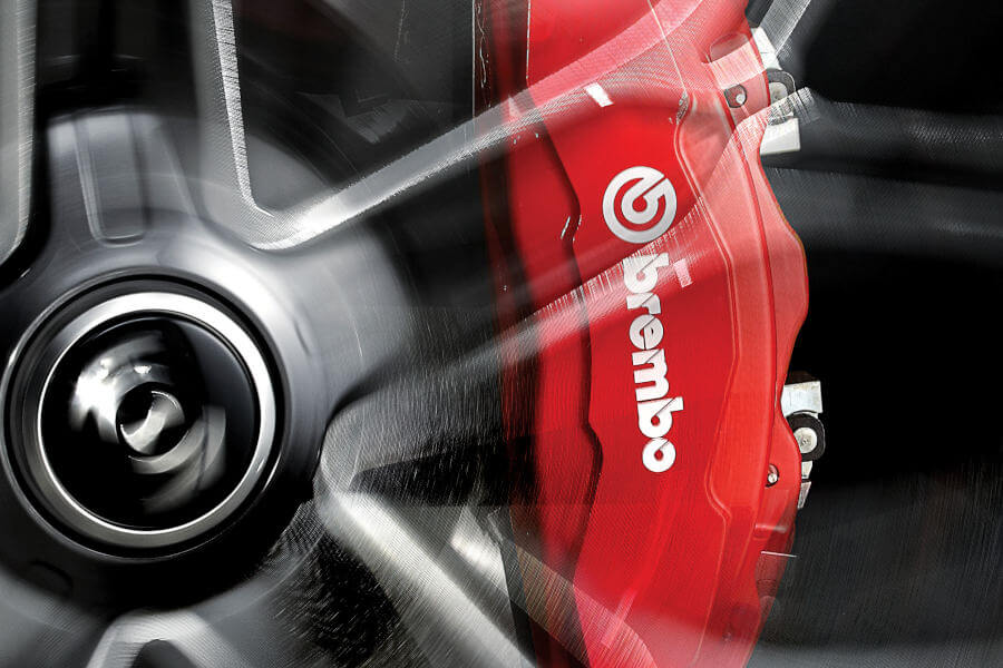 World-class Brembo brakes