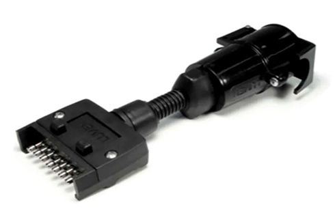 Towing - plug adaptor - 7 pin flat to 7 pin round
