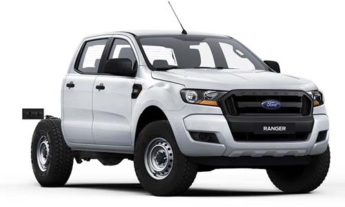 2018 Ford Ranger PX MkII 4x4 XL Double Cab Chassis 3.2L Cab chassis