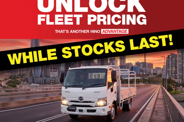 Hino 300 Series Euro 5 Run-Out: Fleet Pricing Now Available