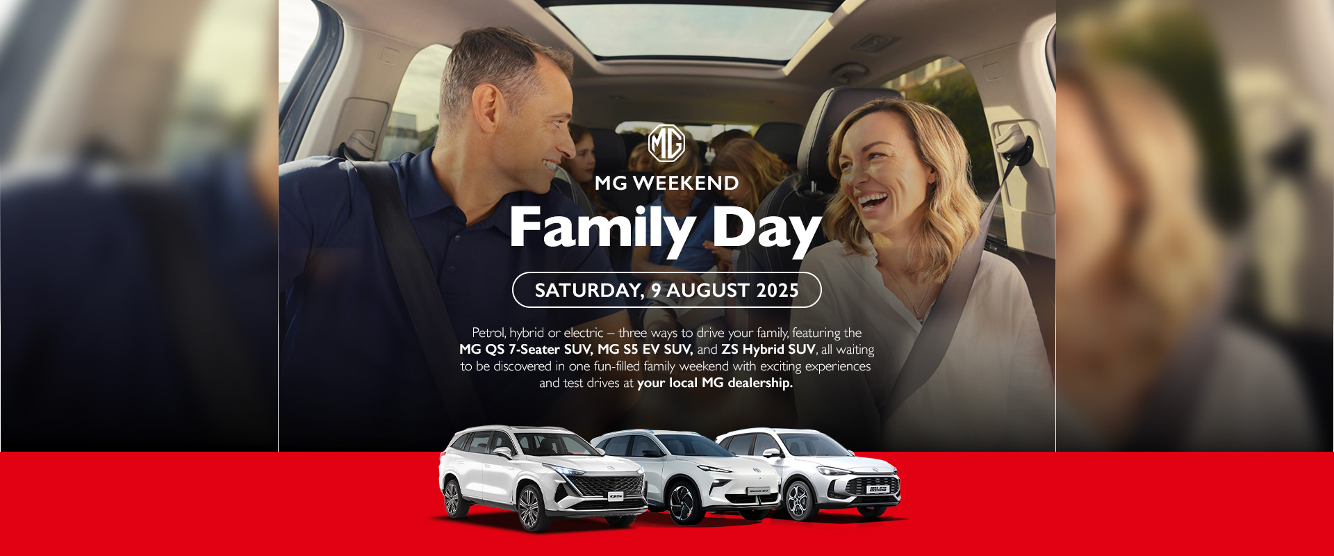MG FAMILY WEEKEND at PARRAMATTA MG &ndash; SATURDAY 9 AUGUST