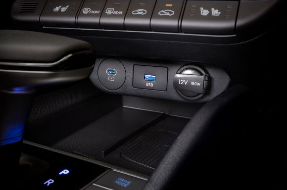 USB-C charging ports.