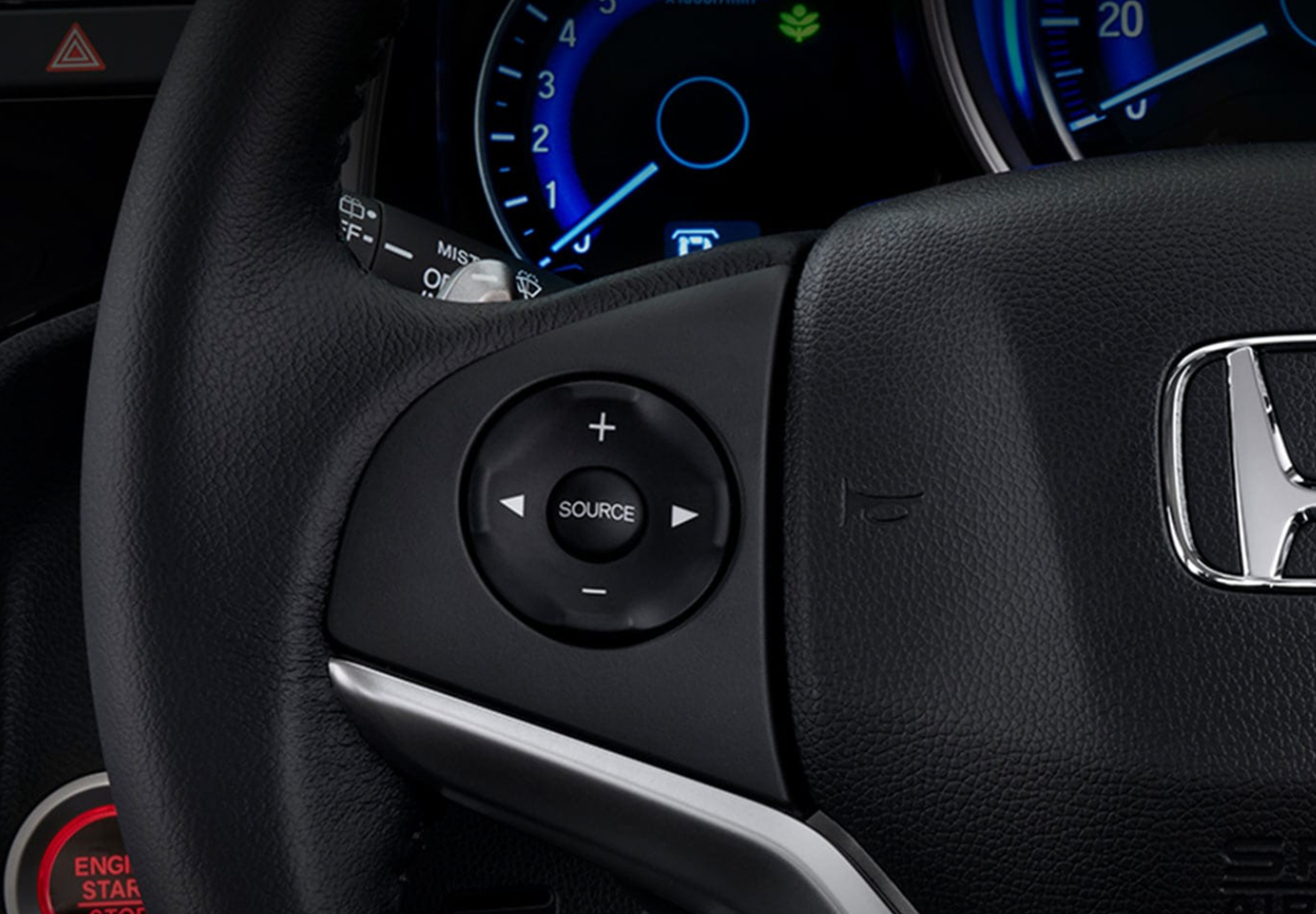 Jazz Steering wheel-mounted controls