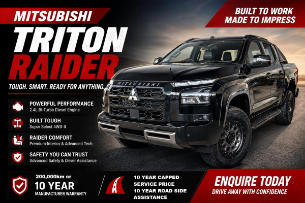 2026 Mitsubishi Triton MV Raider Ute Image 1