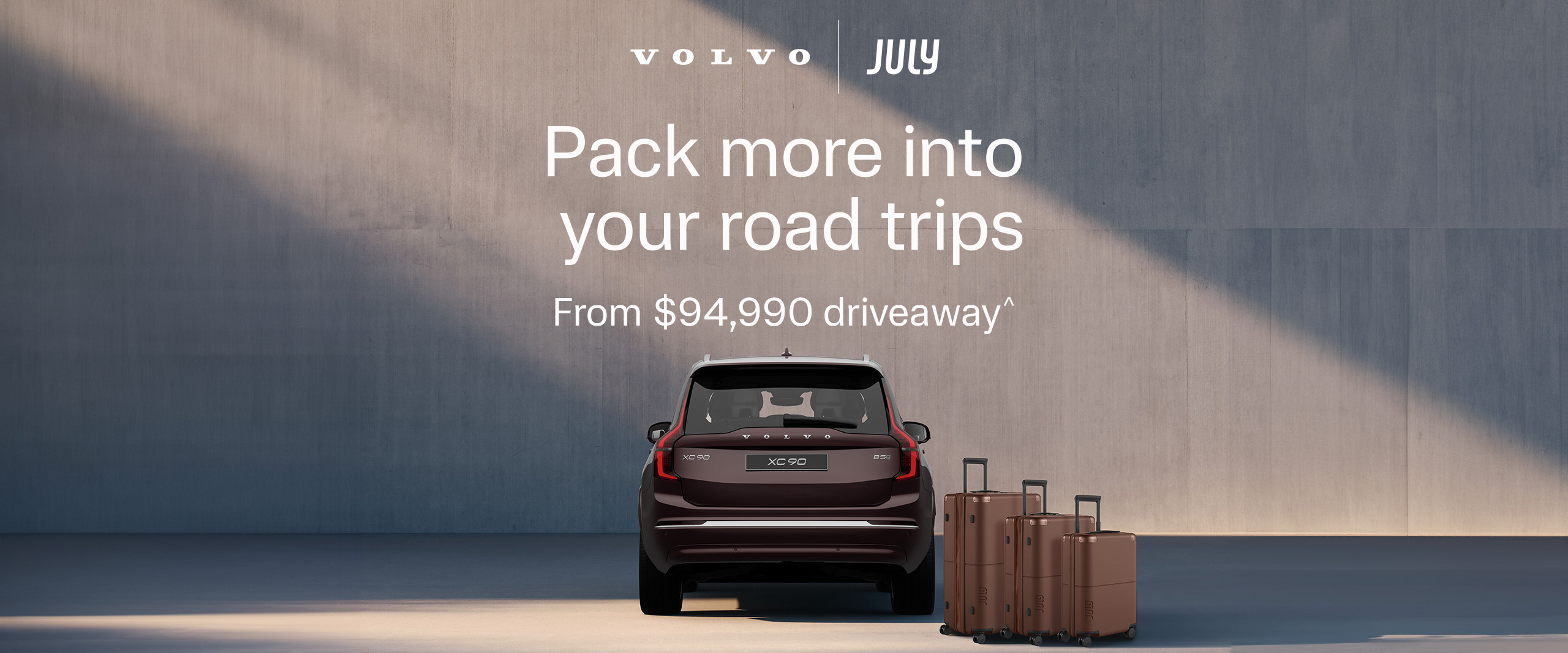 XC90 Complimentary Luggage Offer