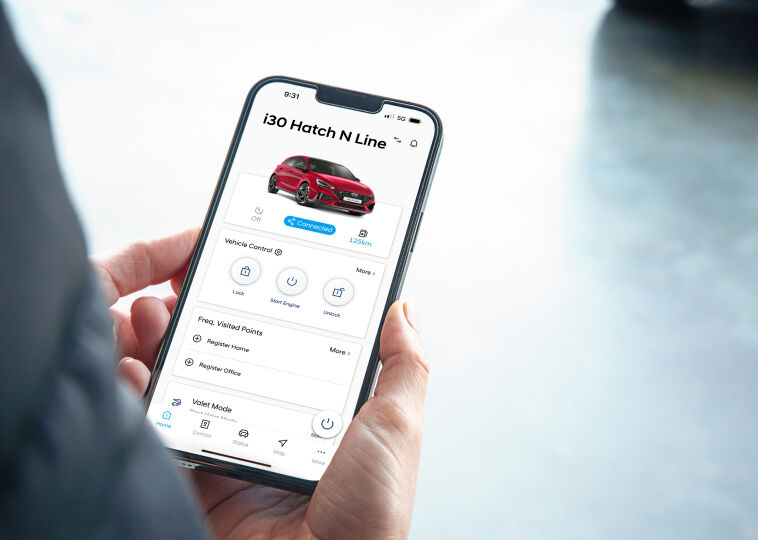 Hyundai BluelinkTM[P2] technology  Image