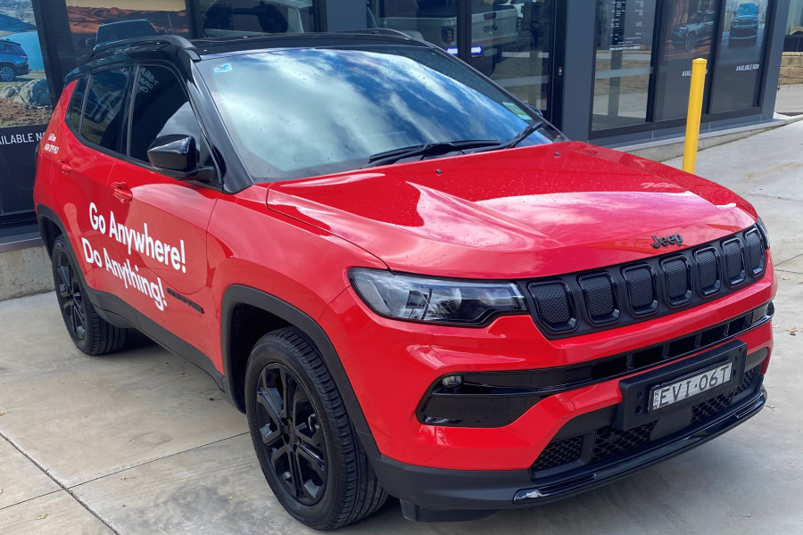 Demo 2022 Jeep Compass Night Eagle CJ00987 West Orange Motors, NSW West Orange Motors