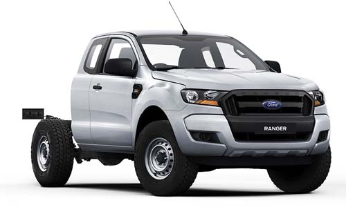 2018 Ford Ranger PX MkII 4x4 XL Super Cab Chassis 3.2L Cab chassis
