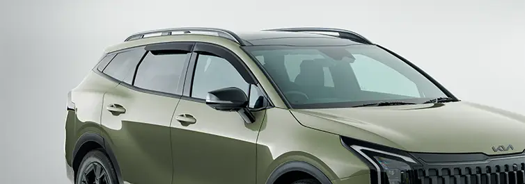 Slimline Weathershield Set - Matte Black