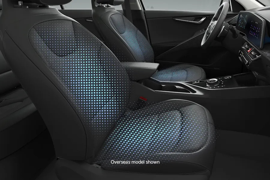 Heated & ventilated front seats
