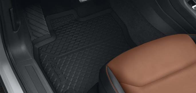 Rubber floor mats