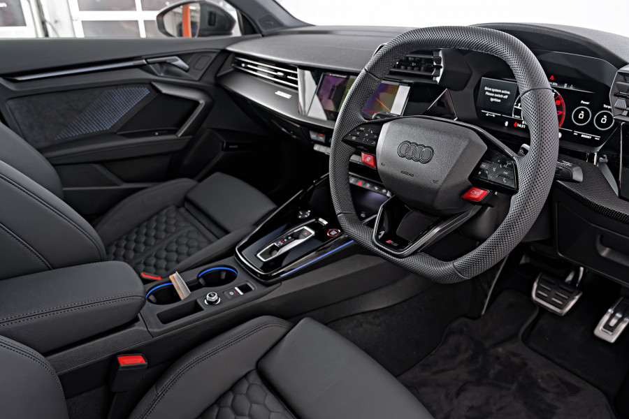 2026 MY25 Audi RS3 GY 294Kw | Carbon Ceramic Brakes | Carbon Pack Hatch