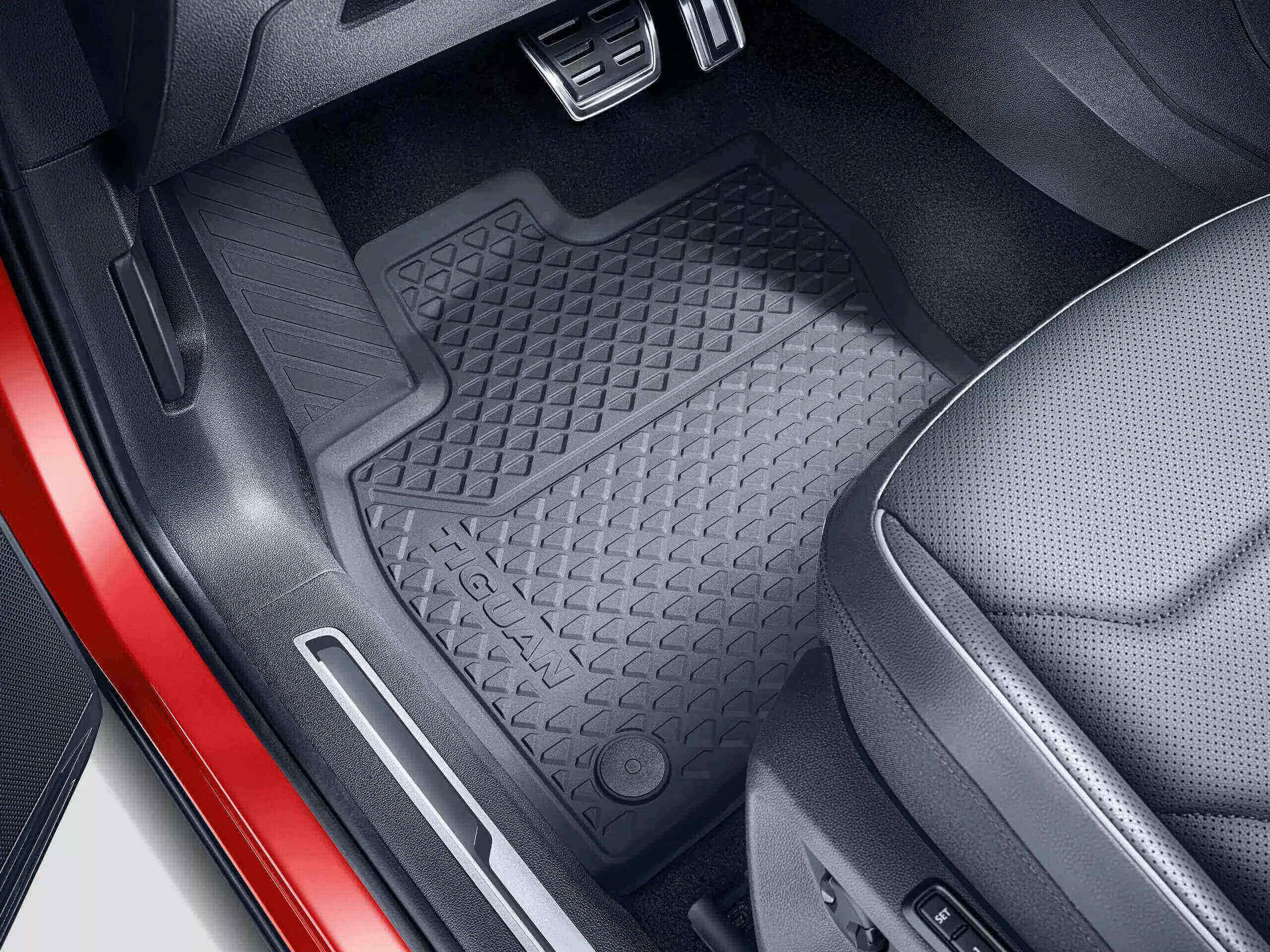 Vw Tiguan Allspace Rubber Floor Mats at Sean Heath blog