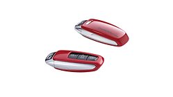 Key cover tango red, with quattro logo