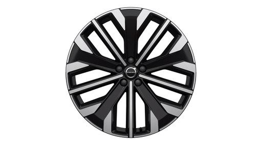 21&quot; 5-Multi Spoke Black Diamond Cut - 1285