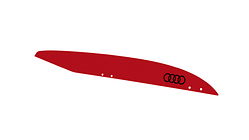 Decals tango red for ski and luggage box, 310 l