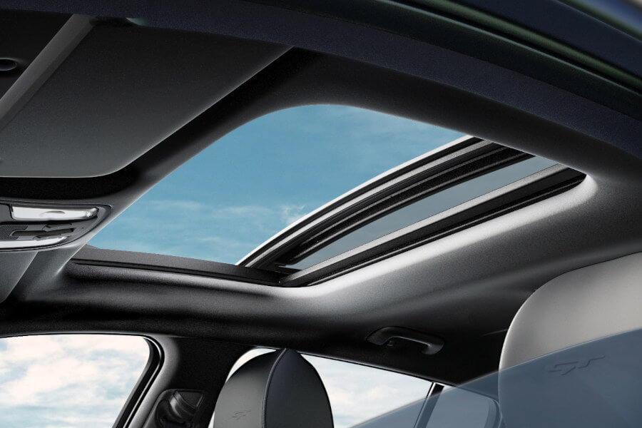 Powered sunroof