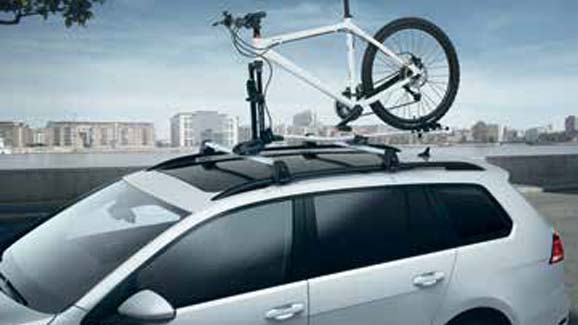 Bicycle carrier, fork mounted