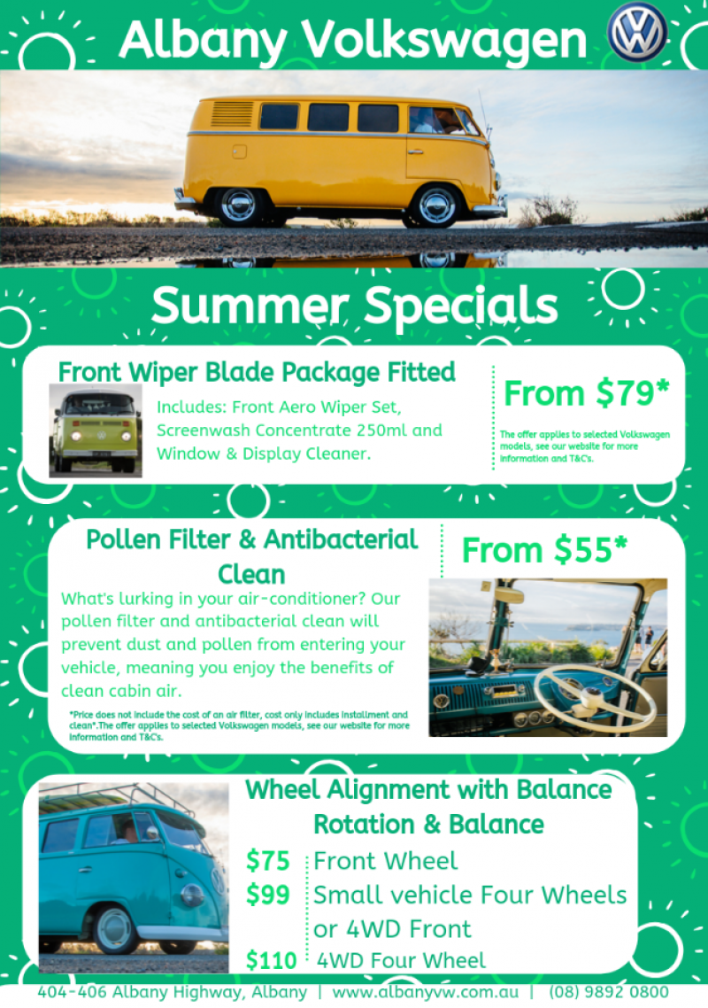 Summer Specials