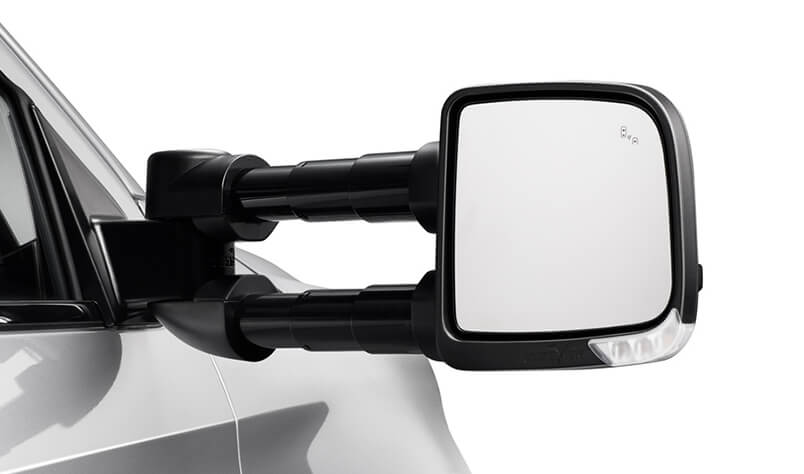 Clearview Compact Towing Mirrors - Power Fold & Heated - Black