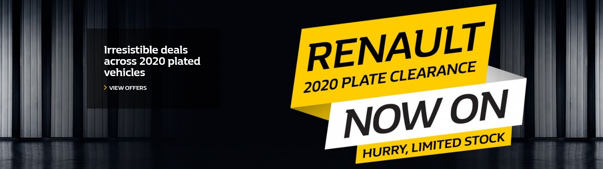 Renault 2020 Plate Clearance Now On - Hurry, Limited Stock