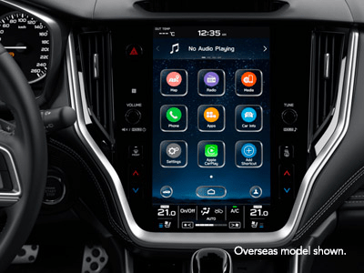 Outback Spectacular infotainment system