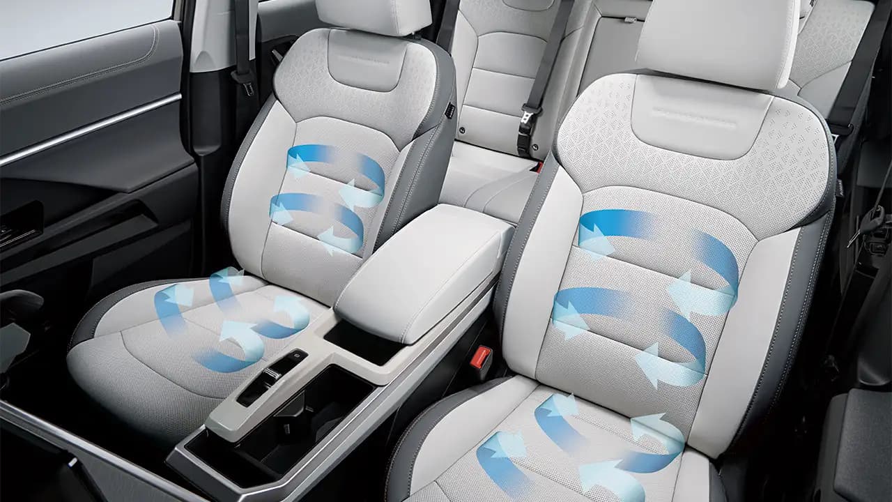 Ventilated front seats Image
