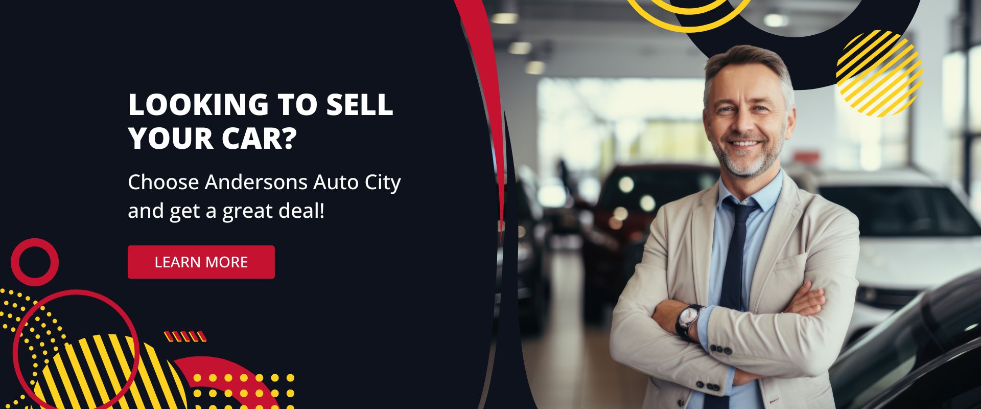 Looking to sell your car? Choose Andersons Auto City and get a great deal!
