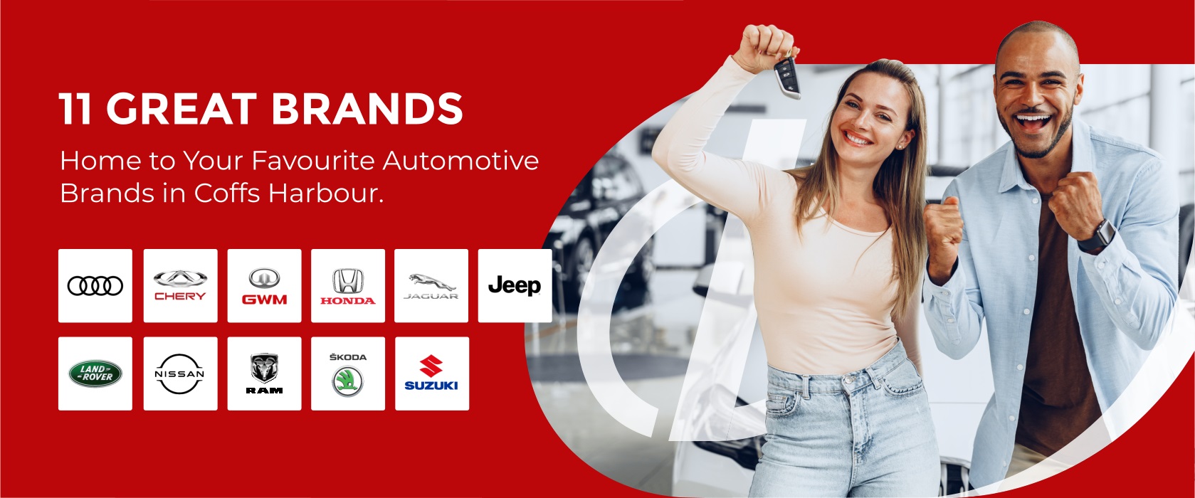 11 Great Brands - Home of Your Favourite Automotive Brands in Coffs Harbour.