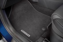 Tailored carpet floor mats (set of 3) - black