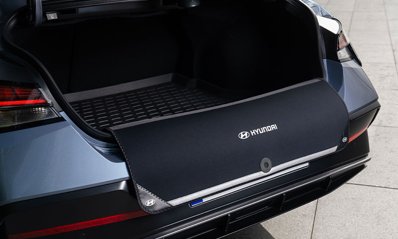 Fabric rear bumper protector