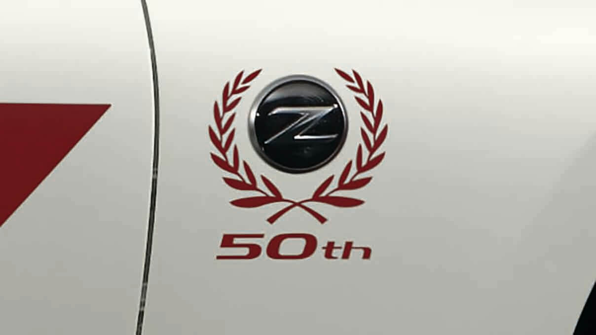 370Z 50th Anniversary Edition badge Image