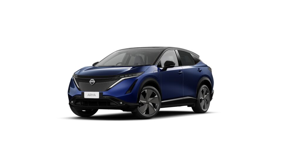 Two-tone Blue Pearl with Black Roof