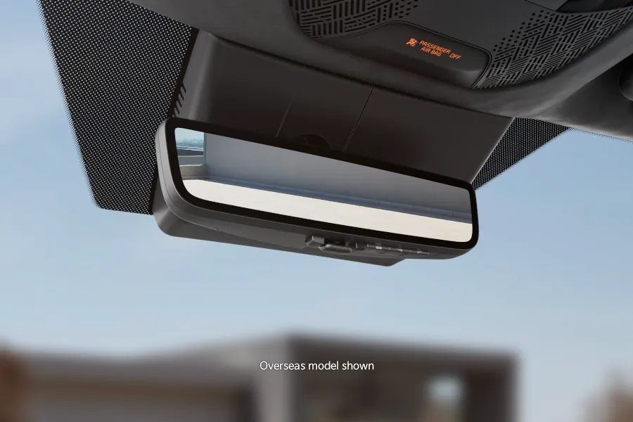 Digital centre mirror