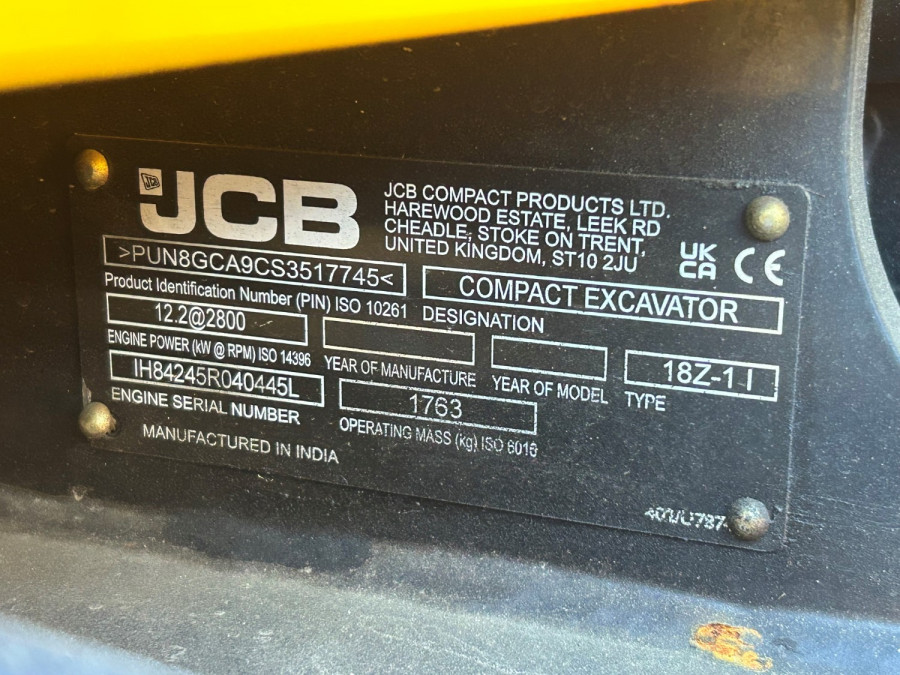 2025 JCB MINI EXCAVATOR Other Image 13