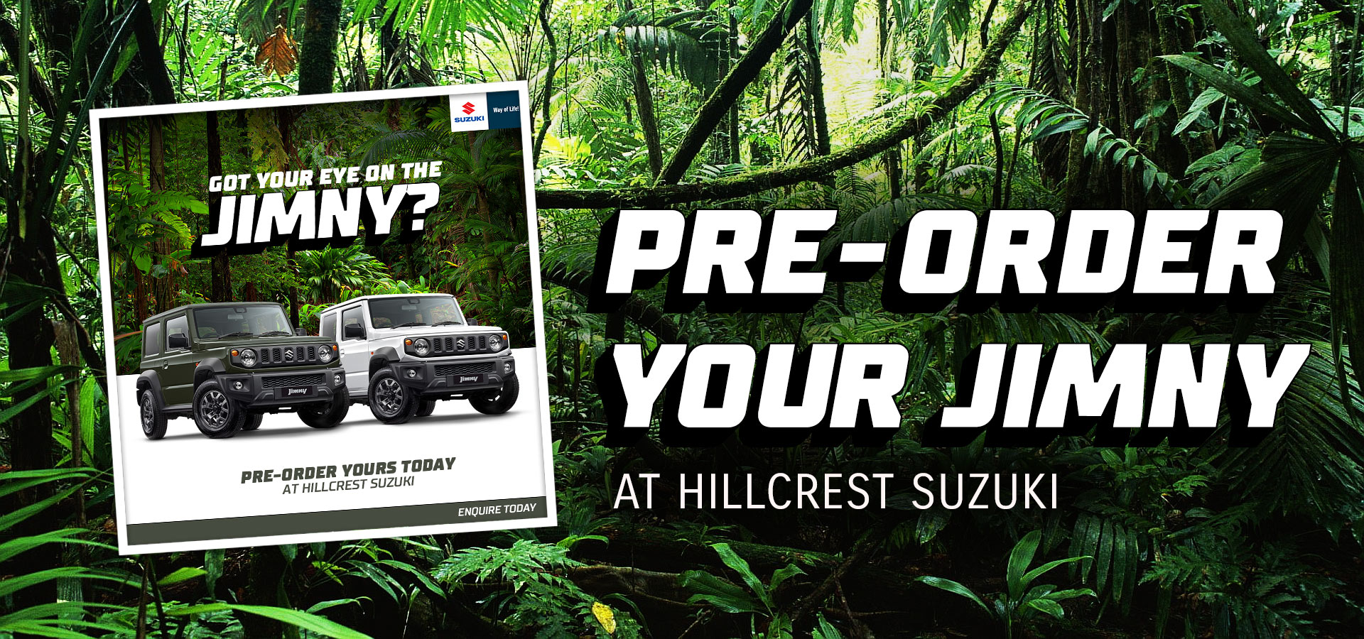 Pre-Order Your Jimny 