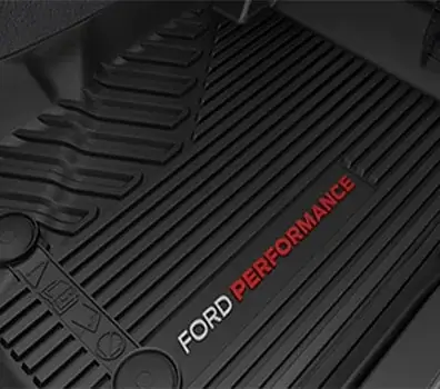 Mats - All Weather - Ford Performance Branded - suits Double Cab with Carpet Floor