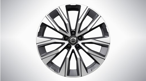 19" 5-V Spoke Black Diamond Cut - 1265