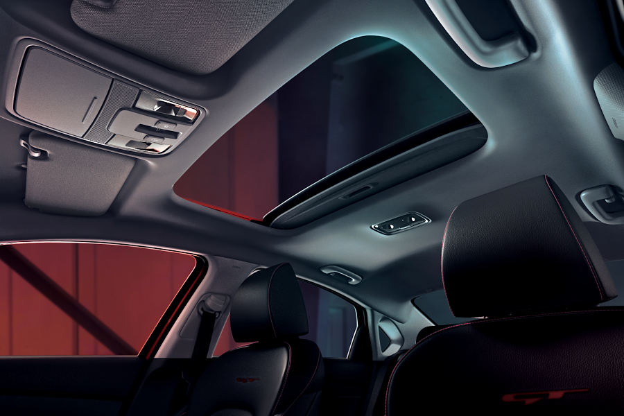 Powered sunroof